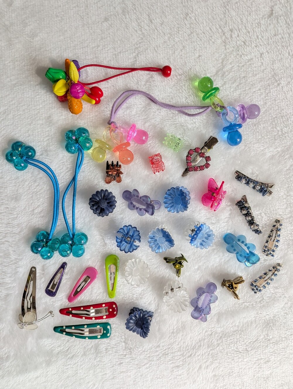 Hair Clip Hair Tie Lot